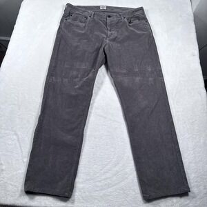 Faherty Pants Mens 36x28 Gray Stretch Corduroy 5 Pocket‎ Casual Jeans MBH2205